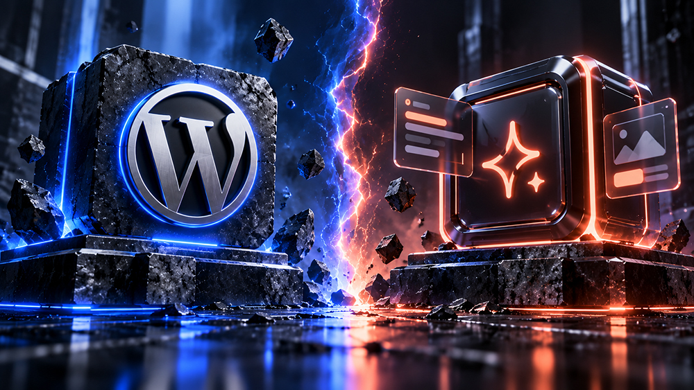 Vibe coding и WordPress в 2026 году — сравнение AI-конструкторов и CMS