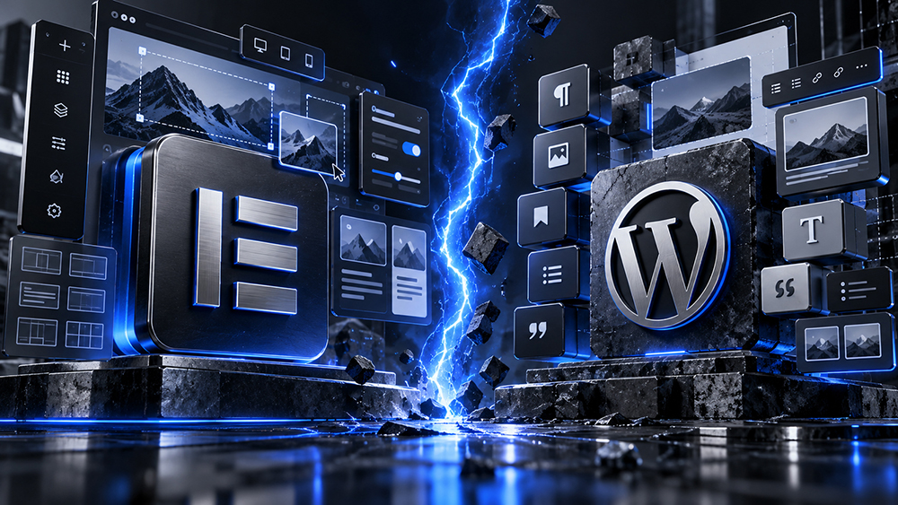 Elementor или Gutenberg — сравнение редакторов WordPress в 2026 году